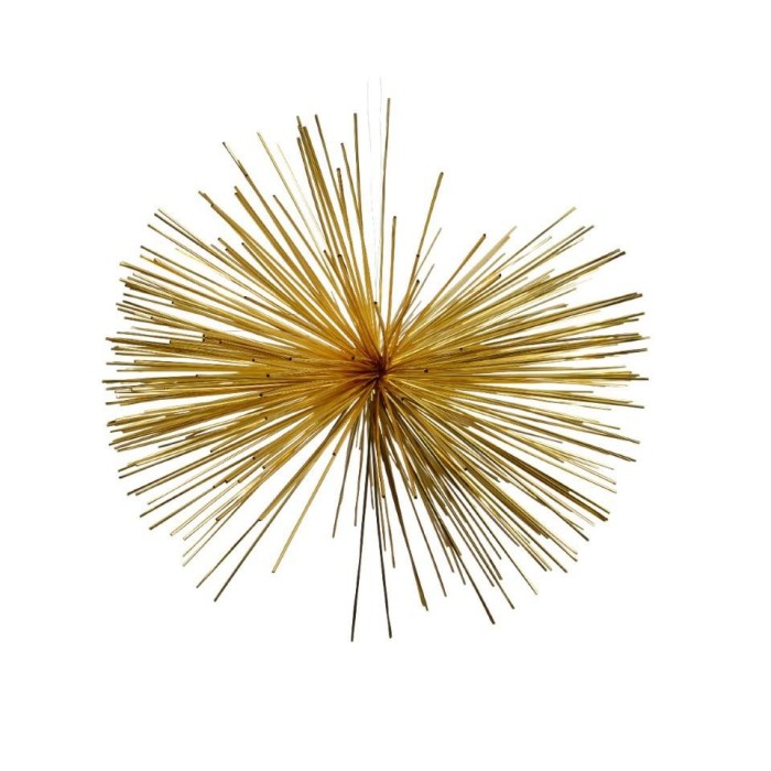 SFERA DENTE DI LEONE D.45CM. ORO